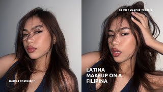 latina makeup tutorial on a FILIPINA