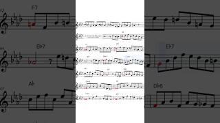 Donna lee endless bop 8th notes #jazz #saxophone #bebop