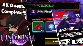 All Quests Completed! How To Get Joker's Evolution Item | Universal Tower Defense screenshot 4