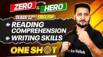 JKBOSE Class 12th English | Reading Comprehension, Writing Skills | ONE-SHOT | JKBOSE Wallah