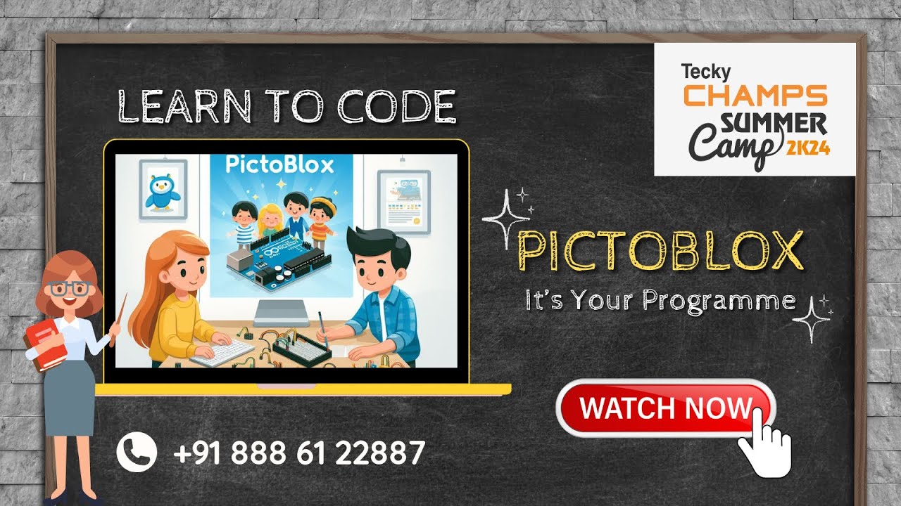 Master Programming with PictoBlox and Arduino | Tecky Summer Camp 2024 ...