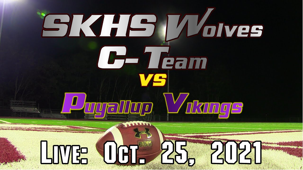 South Kitsap C-Team Wolves Football vs Puyallup Vikings – October 25, 2021