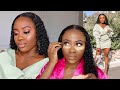 MY 23RD BIRTHDAY GRWM *a very rushed glam lol* Hair Makeup and Outfit ft Beautyforeverhair