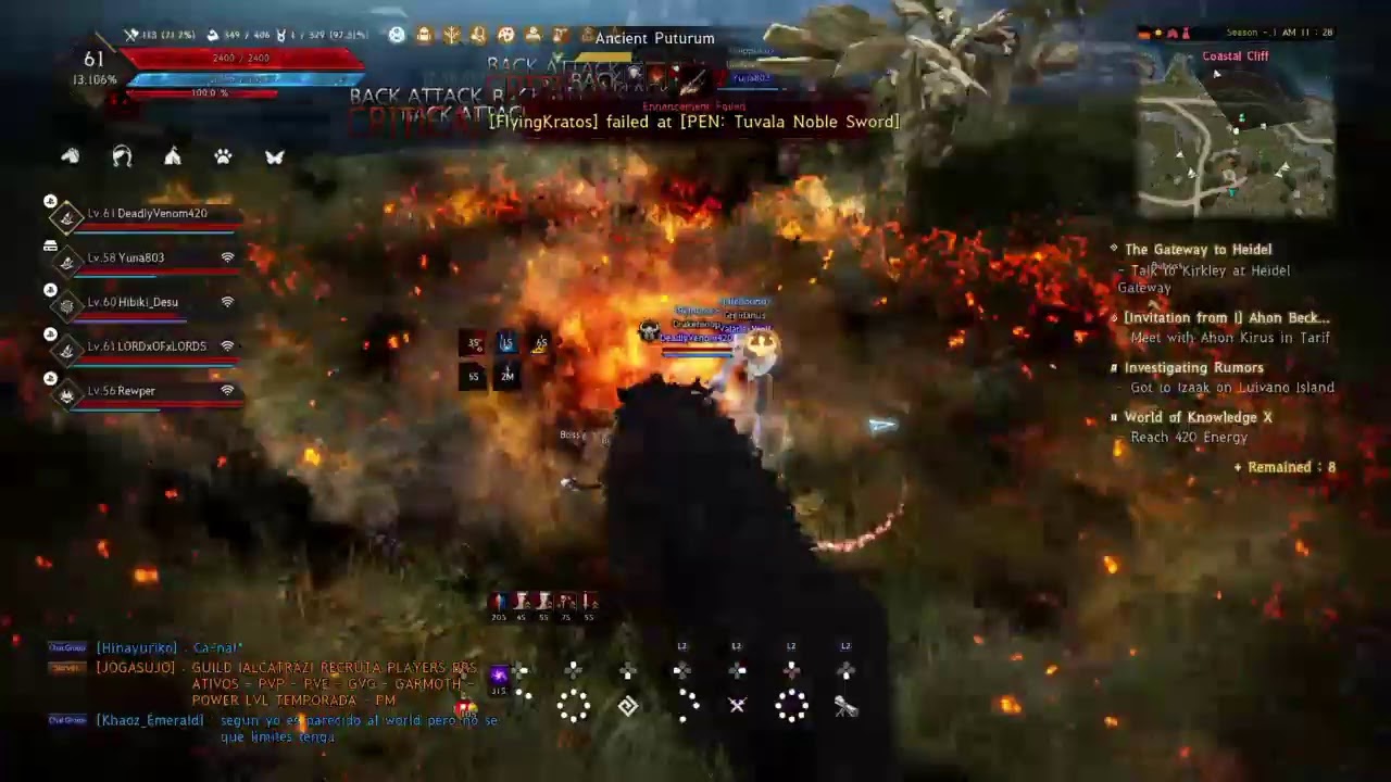 Black desert online season + YouTube