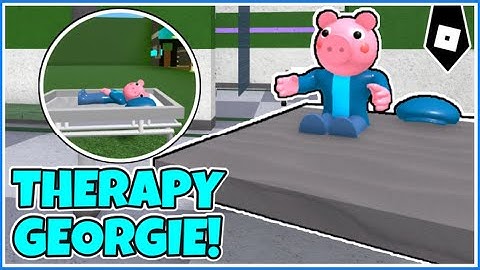 How to get "THERAPY GEORGIE" BADGE + MORPH/SKIN in PIGGY RP CUSTOMS! - ROBLOX