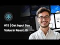 React Tutorial in Hindi #15 | Get Input Box Value in React JS