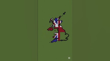 Medium Scale British Isles #uk #ireland #british #minecraft #shorts #flags #mapping #map #irish