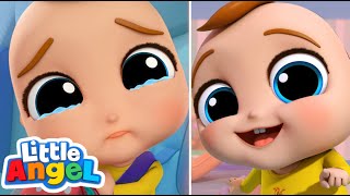 Happy or Sad? | Little Angel \& Cocomelon Nursery Rhymes