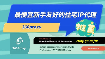 最便宜且新手友好的住宅IP代理！350proxy最低只需$0.04！#ip #360proxy#proxy #socks5 #http