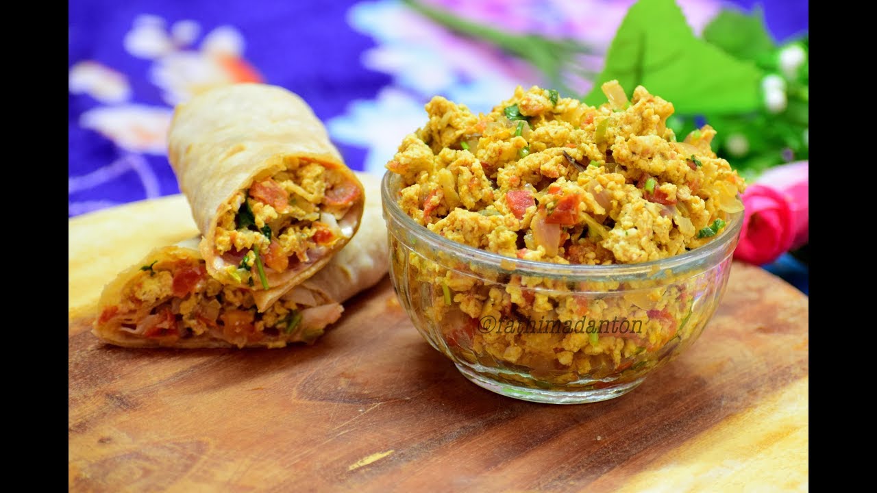 Egg Burji Recipe Easy dinner chapathi Rolls recipe The Cookbook