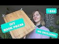 DIY Book Press - No drilling required!