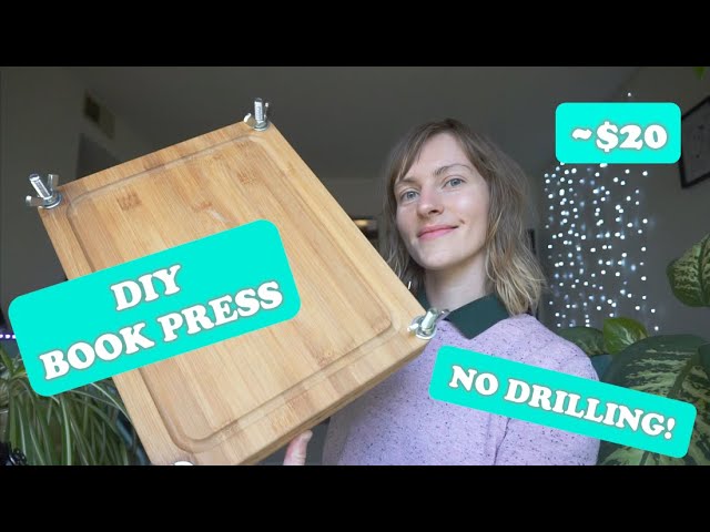 How to make a DIY Book Press! 