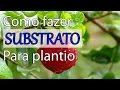 Como fazer substrato caseiro para plantio  orgnico