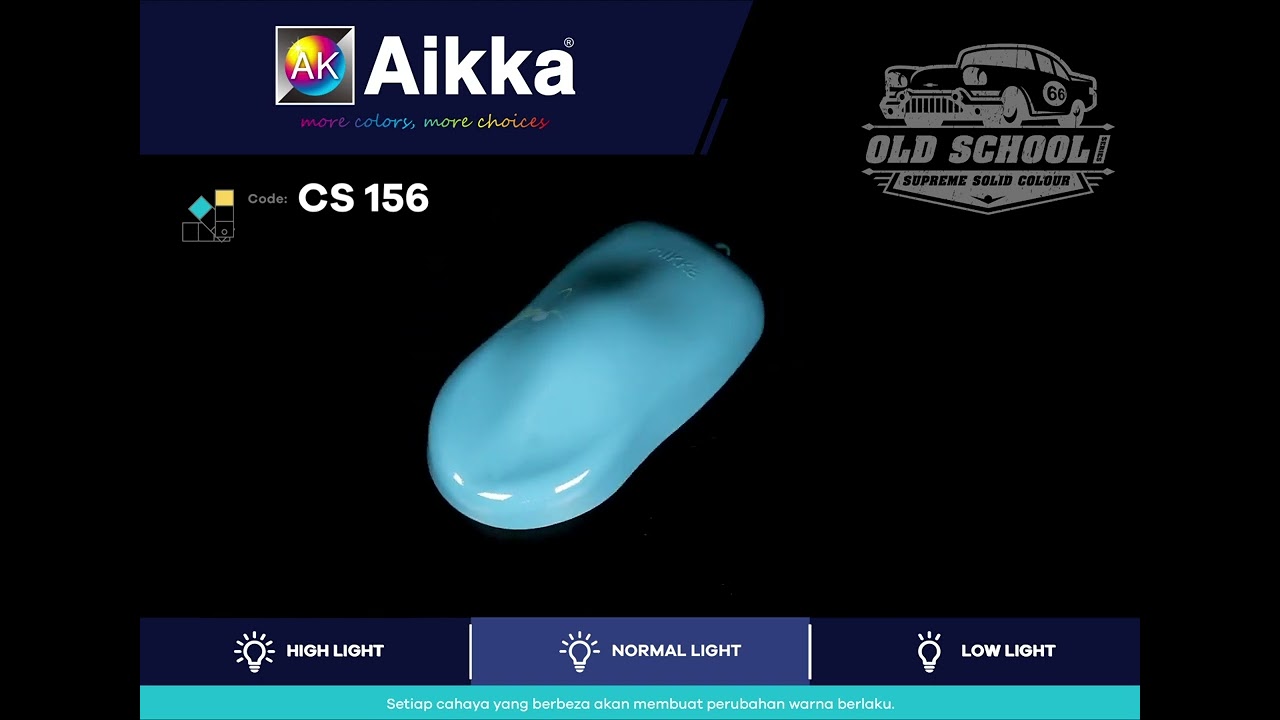 Aikka Paints CS156 Supreme Solid Colour for Car Spray Painting