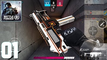 Battle Forces - Gameplay Walkthrough Part #1 (Android & iOS) online shooter!
