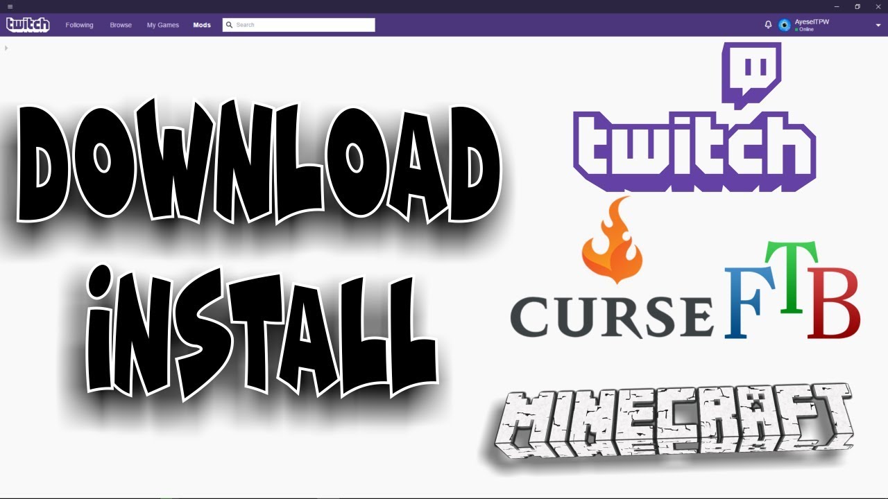 How To Download Install Minecraft Mod Packs Twitch Curse Launcher Updated Youtube