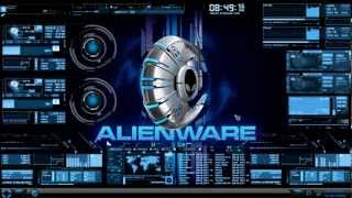 HUD Theme Evolution + Rainmeter + Alienware Media Skin & Wallpaper 2012