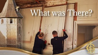 DISCOVERING What Was BEHIND The Original Chateau Panelling.