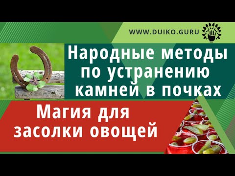 Методы устранения камней в почках. Магия на засолку овощей @Андрей Дуйко