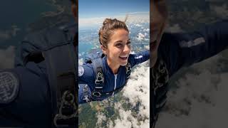 A cinematic AI skydiving journey from fear to freedom #aishorts #viralvideo #trendingshorts
