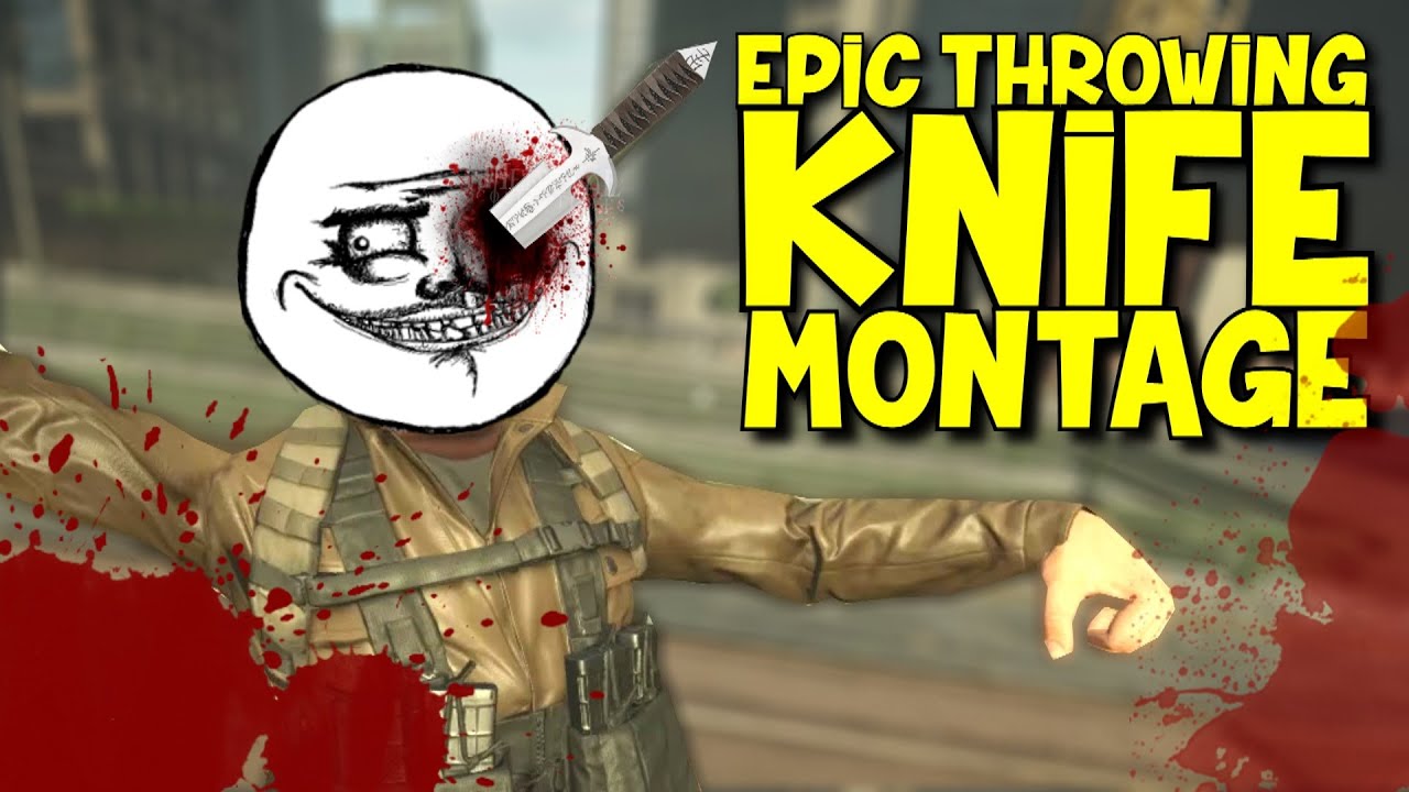 A Battlefield Hardline Throwing knife Montage YouTube