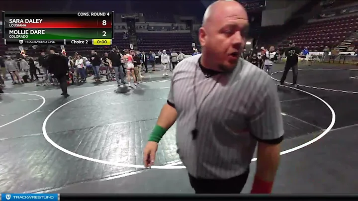 132 Lbs Cons. Round 4 - Sara Daley, Lousiana Vs Mo...