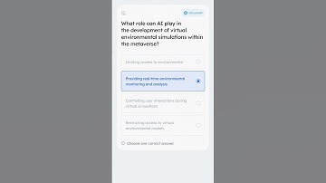 What role can AI play in the development of virtual environmental simulations within the metaverse?