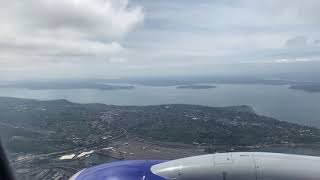 Boeing 737-800 - Approach and Landing at Sea-Tac International Airport