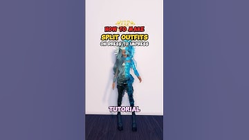 how to make SPLIT FITS on Dress to Impress #dresstoimpress #roblox #dti
