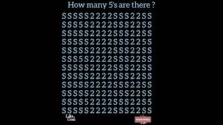 How many 5's can you see ?#puzzles #findme #findit #howmany #ytshorts #india #korea