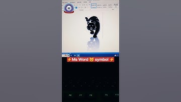 ⚡Ms Word Tips and Tricks | Ms word Symbol Key | ms word symbol ⚡ #msword #tips