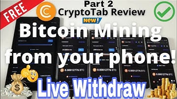 CryptoTab Browser Mining Review - Mine Bitcoin from your Phone or PC! | Free mining sites
