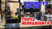 Creality Cp 01 3 In 1 3d Cnc Laser Build And Test Youtube