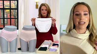 Breezies Set Of 3 Modern Cotton Brief Or Hi-Cut On Qvc