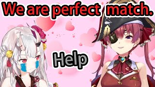 Ayame and Marines 100% compatibility!【Eng Sub/Hololive】