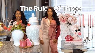 Transitioning Into Spring Decor | Using the Rule of 3 In Interior Design