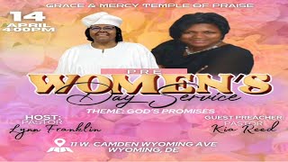 GODS PROMISES: Elder Kia Reed at Grace and Mercy TOP