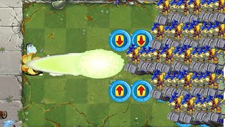 PvZ 2 100 Plant vs 100 Zombie - Every Plant Max Level Vs Mini Hero Smash Zombie