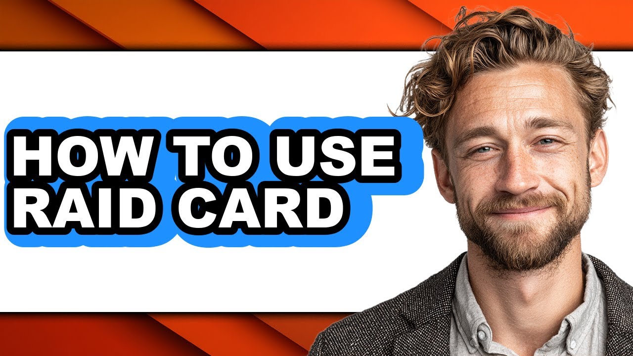 Raid Easy How to Use Raid Card (easy Method) - YouTube