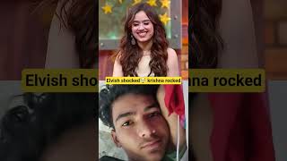 elvish yadav shocked🤯 krishna rocked😎#elvishyadav #laughterchefs #viral #shorts #shortfeed #fyp