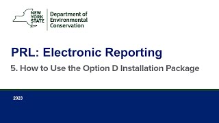 PRL: Electronic Reporting - Video 5