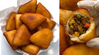 Very Soft Coconut Maandazi/Mahamri With Meat Filling | Without Oven! screenshot 5
