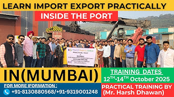 Start your own import export business | Learn Import Export Business Practically in Mumbai