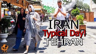 Iran Walking Tour On A Typical Day In Tehran City 2022 - Daily Life Of Iranians - Iran Walk 4K