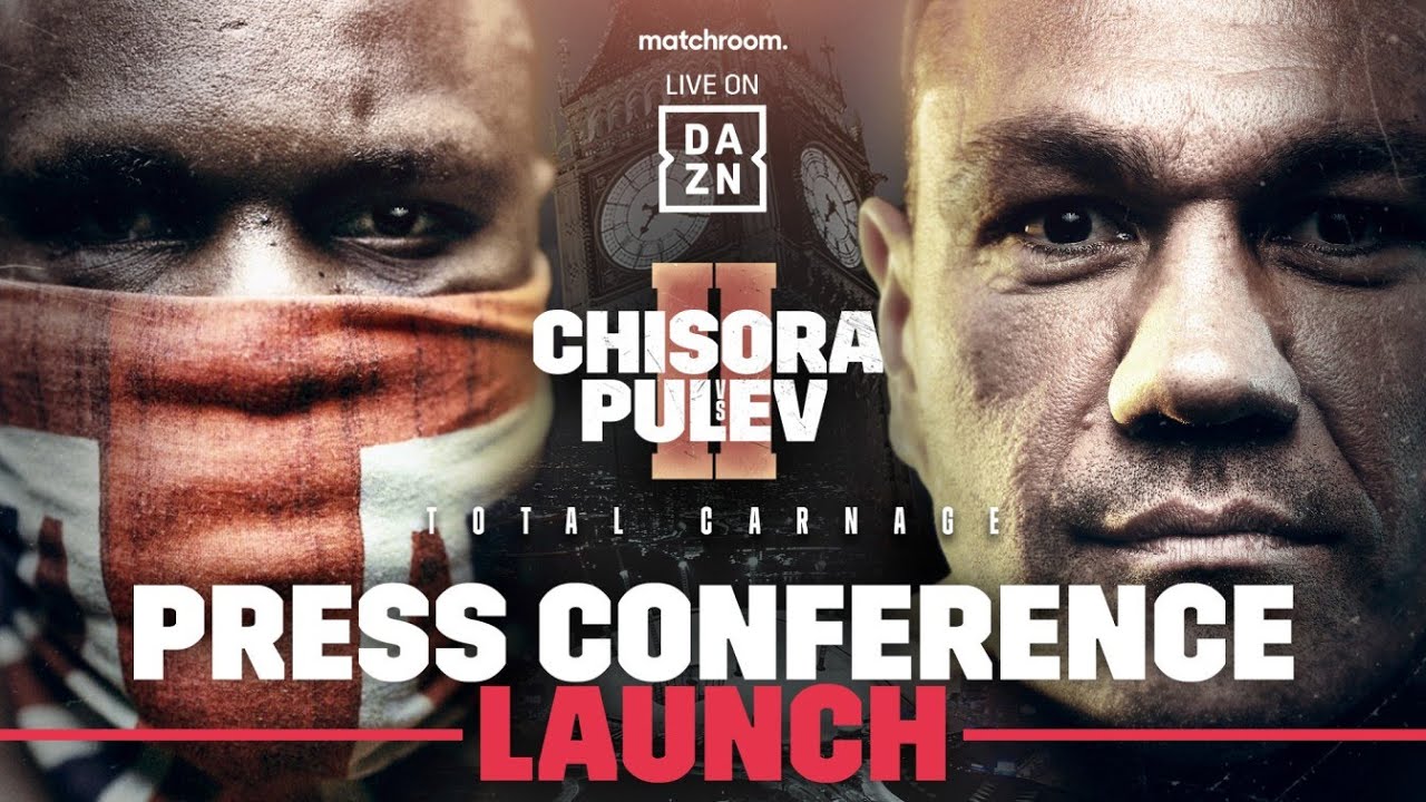 Derek Chisora vs Kubrat Pulev 2 Launch Presser Conference