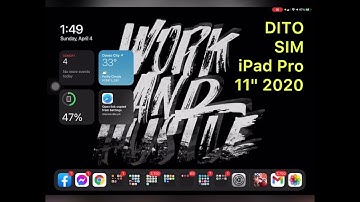 DITO SIM working in iPad Pro / iPhone #ditosim #ipadpro2020
