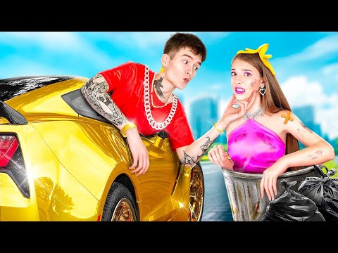 فتاة فقيرة وقعت في حب مليونير العلاقة مع فتاة غنية مقابل فقيرة