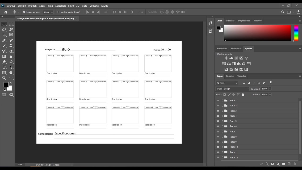 Como hacer un Storyboard || Plantillas en descripción - YouTube