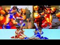 KOF95 不知火舞VSチャン 舞の疾風 チャンの打撃 鎖締め 破壊投げコンボ リョナ
