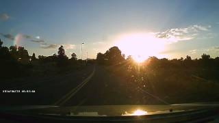 Sun glare while driving